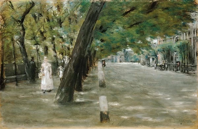 Kirchenallee a St. Georg, Amburgo (1890)